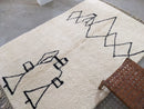 GobekUsa Moroccan Handmade Traditional Beni Ouarain Rug 310 X 210 Cm