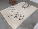 GobekUsa Moroccan Handmade Traditional Beni Ouarain Rug 310 X 210 Cm