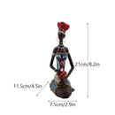 Mosaic african black women resin art figures living room decor by Decorbites