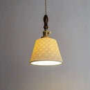 GobekUsa Ceramic Copper LED Pendant Light for Kitchen Dining Bedroom Decor