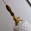 GobekUsa Ceramic Copper LED Pendant Light for Kitchen Dining Bedroom Decor