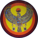Ancient Egyptian God - Mosaic Art