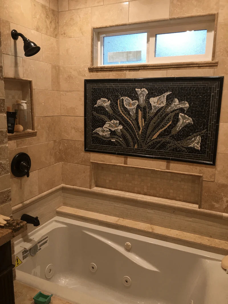 Shimmy Lily Mosaic Wall Art