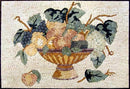 Frutta e Foglie: Mosaic Fruit Bowl Delight | Luxury Handcrafted Art