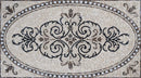 Arabesque Marble Rug-Inspired Mosaic
