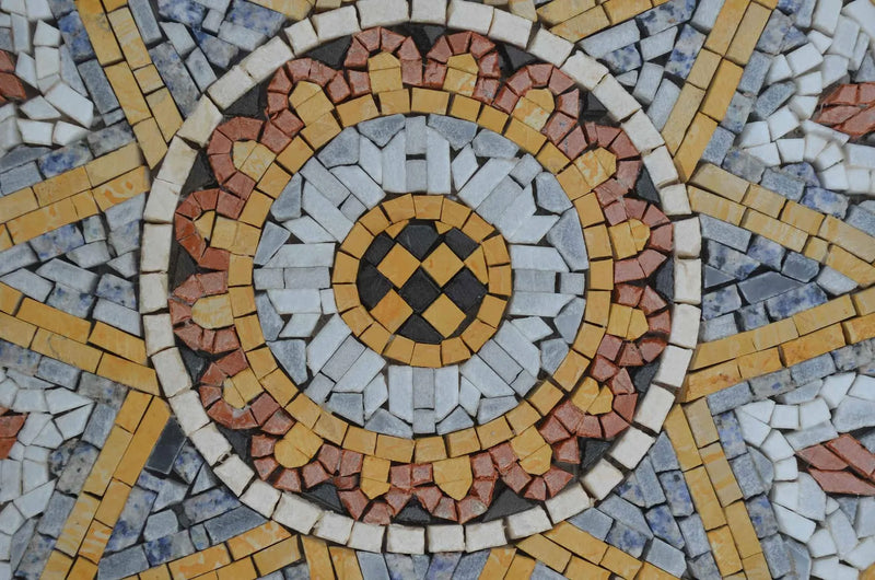 Shana's Botanical Roman Mosaic