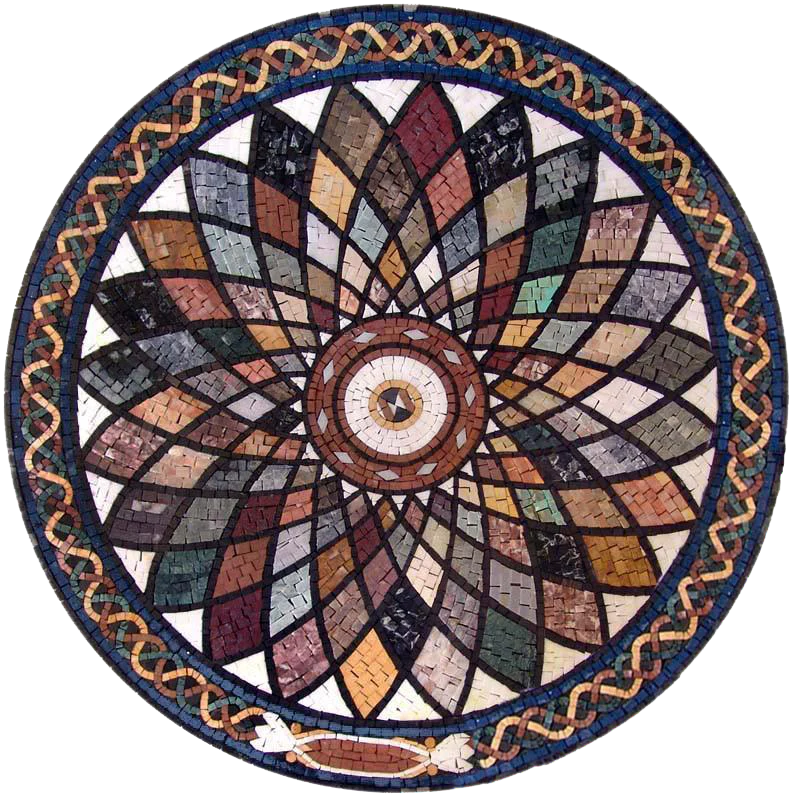 Muted-Colored Mosaic Art - Timeless Beauty