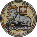 Mosaic Art - Jerusalem Lamb of God