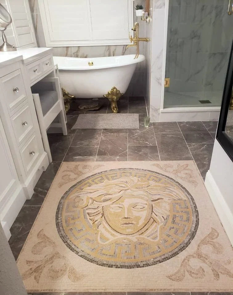 Versace Logo: Mosaic Design Excellence