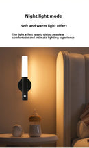GobekUsa Motion Sensor Battery Operated Black Wall Lamp