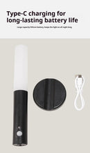 GobekUsa Motion Sensor Battery Operated Black Wall Lamp
