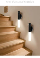GobekUsa Motion Sensor Battery Operated Black Wall Lamp