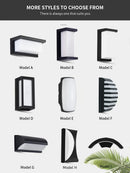 GobekUsa Motion Sensor Outdoor Wall Light - Waterproof, Modern