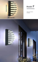 GobekUsa Motion Sensor Outdoor Wall Light - Waterproof, Modern