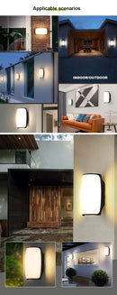GobekUsa Motion Sensor Outdoor Wall Light - Waterproof, Modern