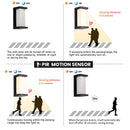GobekUsa Motion Sensor Outdoor Wall Light - Waterproof, Modern