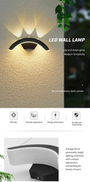 GobekUsa Motion Sensor Outdoor Wall Light - Waterproof, Modern