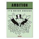 Monopoly millionaire dollar cartoon canvas art for office or bedroom by Decorbites