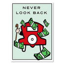 Monopoly millionaire dollar cartoon canvas art for office or bedroom