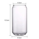 Motivational engraved can shape beer glass cup dining room drinkware by Decorbites
