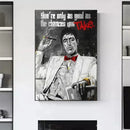 GobekUsa Motivational Tony Montana Canvas Wall Art