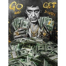 GobekUsa Motivational Tony Montana Canvas Wall Art
