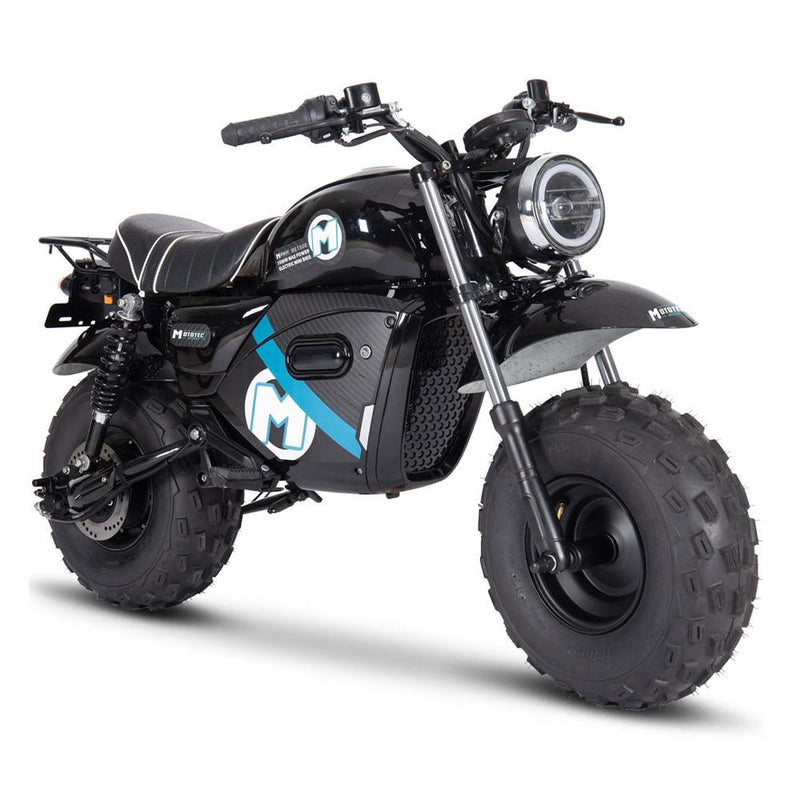 MotoTec 1500W 60V/20AH Electric Powered Mini Bike, Black (97368524)