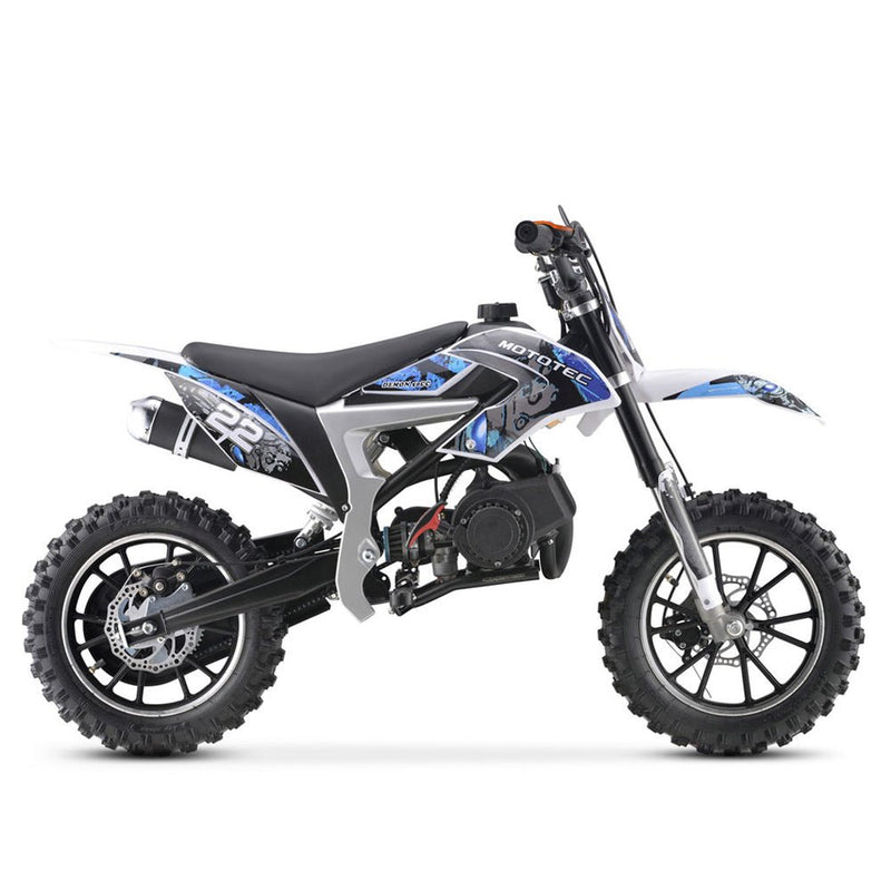 MotoTec Demon 50CC 2-Stroke Kids Gas Dirt Bike (SAK76541)