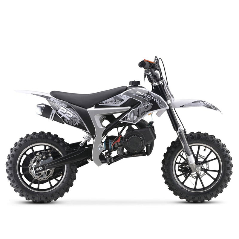 MotoTec Demon 50CC 2-Stroke Kids Gas Dirt Bike (SAK76541)