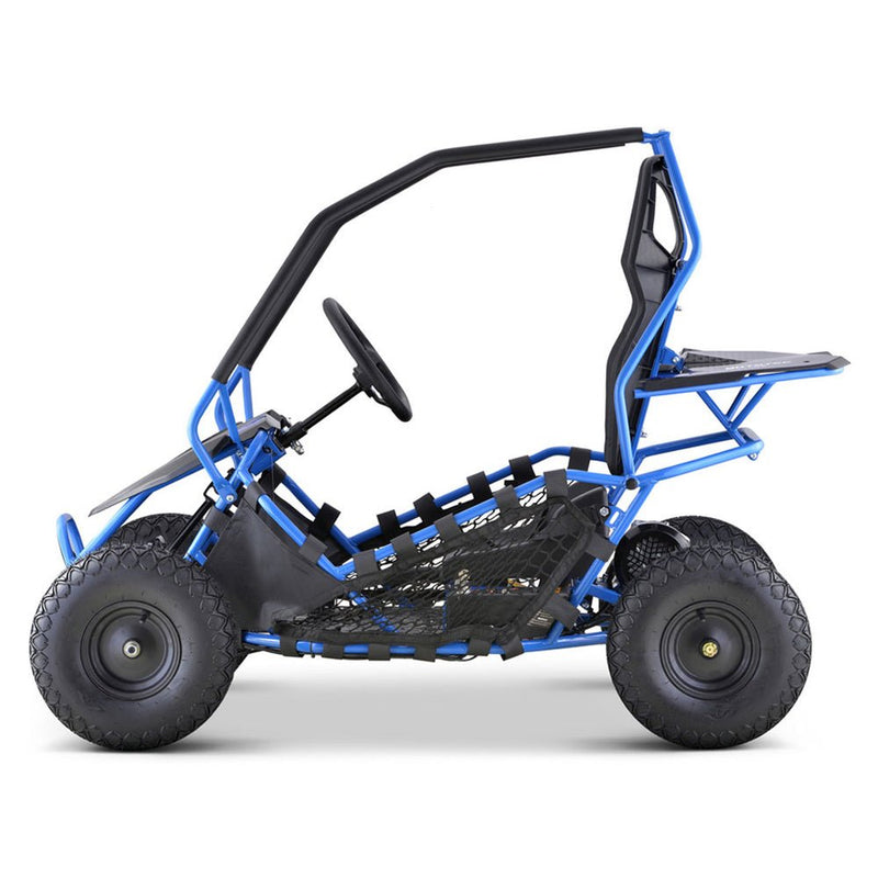 MotoTec Maverick 36V/36AH Blue Electric Motorized Go Kart, 1000W (95368142)