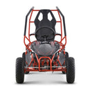 MotoTec Maverick 36V/36AH Red Electric Battery Powered Go Kart, 1000W (96358241)