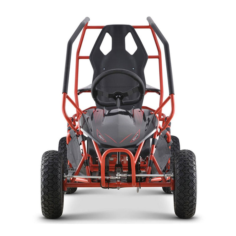 MotoTec Maverick 36V/36AH Red Electric Battery Powered Go Kart, 1000W (96358241)