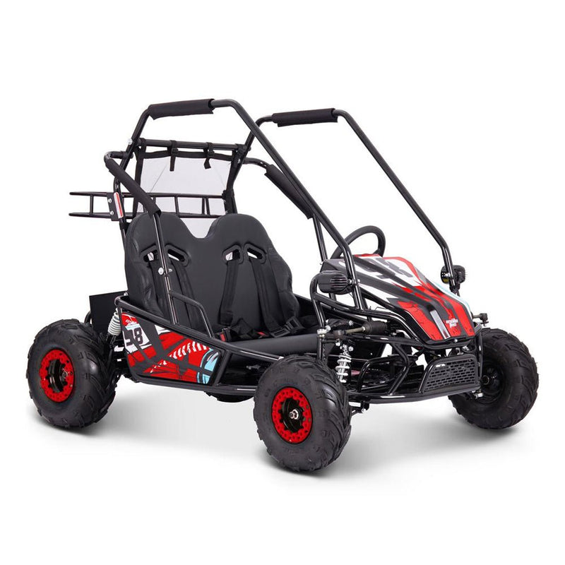 MotoTec Mud XL Red 60V/20AH Electric Full Suspension Go Kart, 2000W (SAK96351)