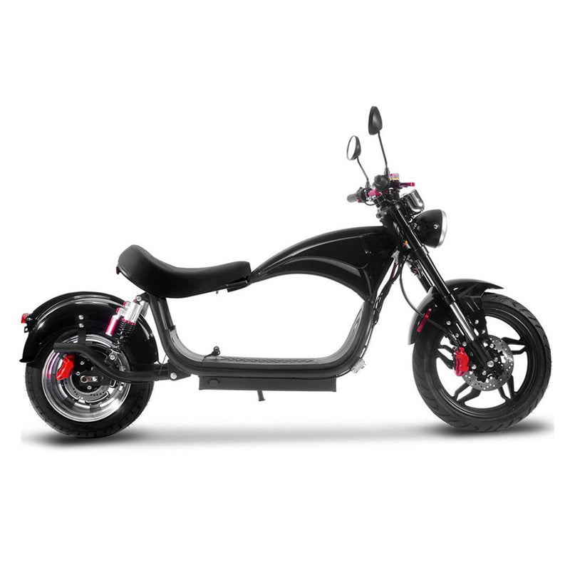 MotoTec Raven 60V/30AH 2500W Electric Moped Motorcycle Scooter For Adults, Black (SAK48263)