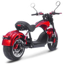 MotoTec Raven 60V/30AH 2500W Electric Moped Motorcycle Scooter For Adults, Red (SAK48163)