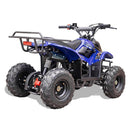 MotoTec Rex 110CC 4-Stroke Mini Kids 4 Wheeler Gas ATV Quad, Blue (91352842)