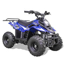 MotoTec Rex 110CC 4-Stroke Mini Kids 4 Wheeler Gas ATV Quad, Blue (91352842)