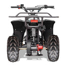 MotoTec Rex 110CC 4-Stroke Mini Kids 4 Wheeler Gas ATV Quad, Black (95316842)
