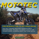 MotoTec Thunder 50CC 2-Stroke Kids Gas Dirt Bike (SAK37480)