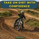 MotoTec X3 125CC 4-Stroke Green Gas-Powered Dirt Bike (SAK86035)