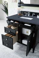 James Martin Brittany 36" Single Bathroom Vanity, Black Onyx