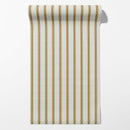 Moulding Line Wallpaper in Ochre Gold