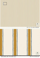 Moulding Line Wallpaper in Ochre Gold by Riverpine