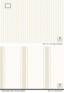 Moulding Line Wallpaper in Pale Cream