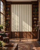 Moulding Line Wallpaper in Soft Sage