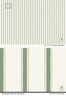 Moulding Line Wallpaper in Soft Sage