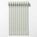 Moulding Line Wallpaper in Soft Sage