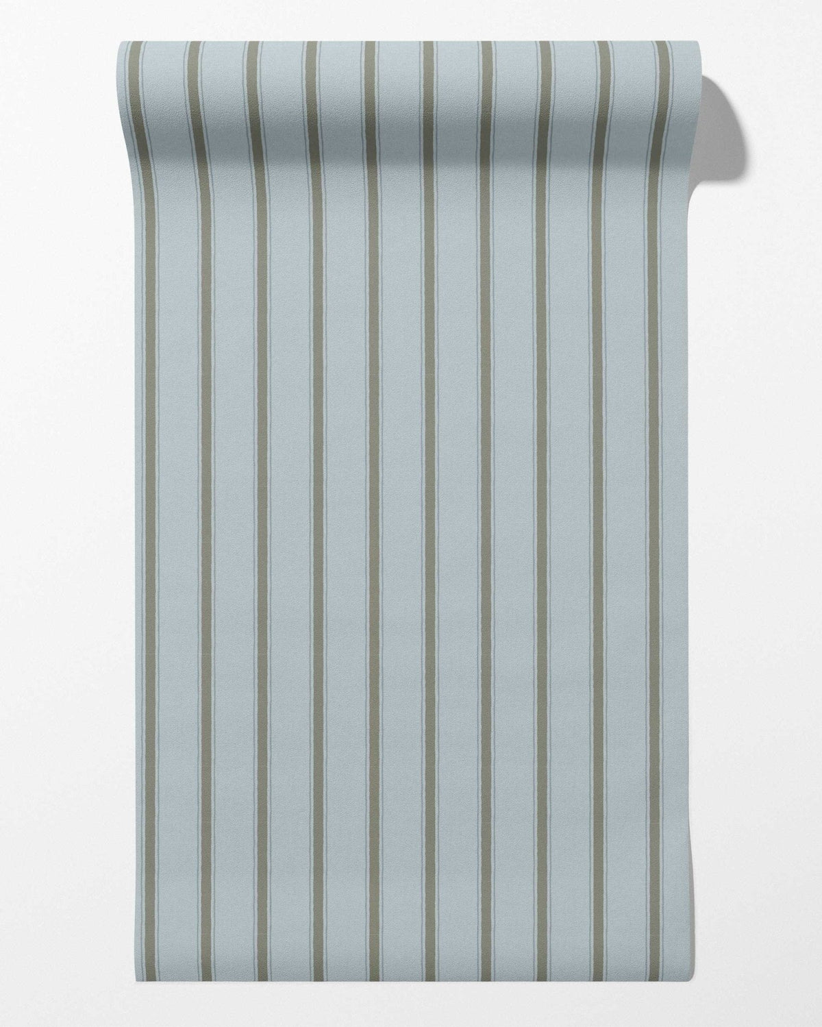 Moulding Line Wallpaper in Stone Blue, photo 4 of 5