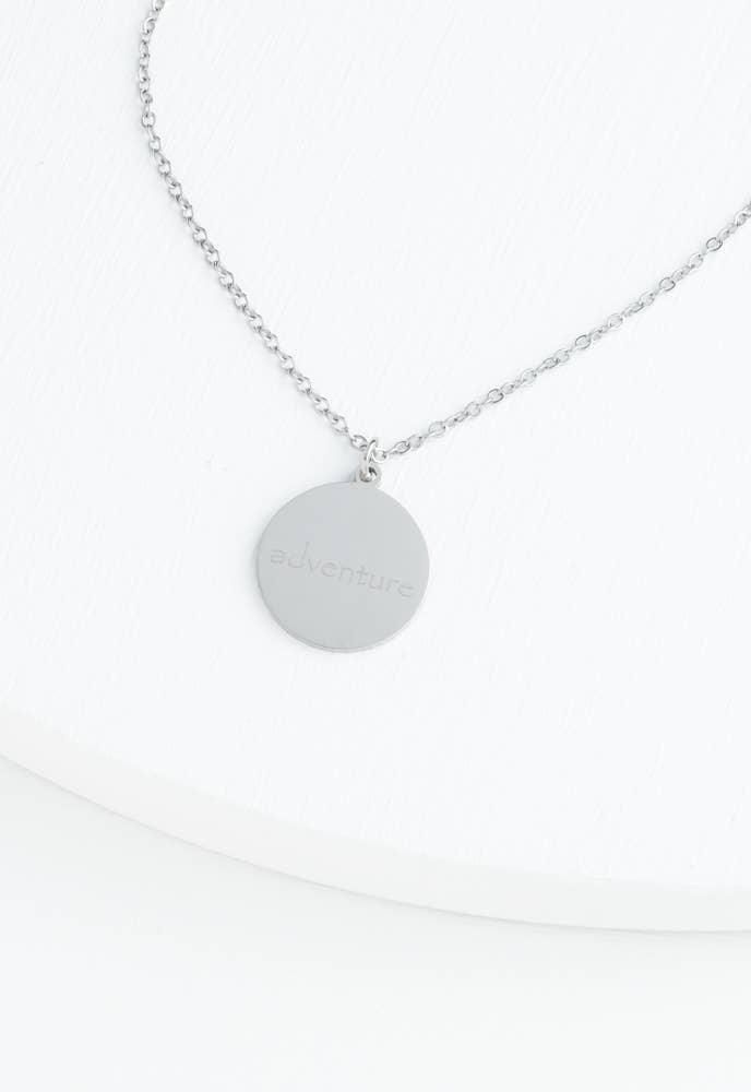 Mountain Adventure Necklace in Silver