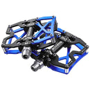 Mountain Bike 1 Pair Pedals Aluminum Alloy Cycling Bicycle Ultralight Wide Platform Anti-slip Pedal Bike Pedals Metal Bicycle Pedals Sealed Bearing Aluminum Alloy Mountain Bike Pedals Flat